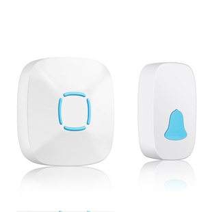 博颖A507家用无线门铃钟门一交流门铃数码 音乐智能防水一拖呼叫器