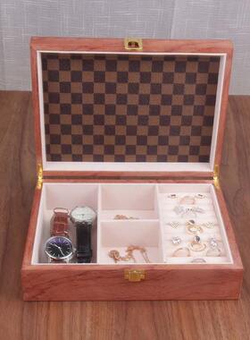 定制批发61012位复古手表木盒手表收纳盒皮质木质展示盒