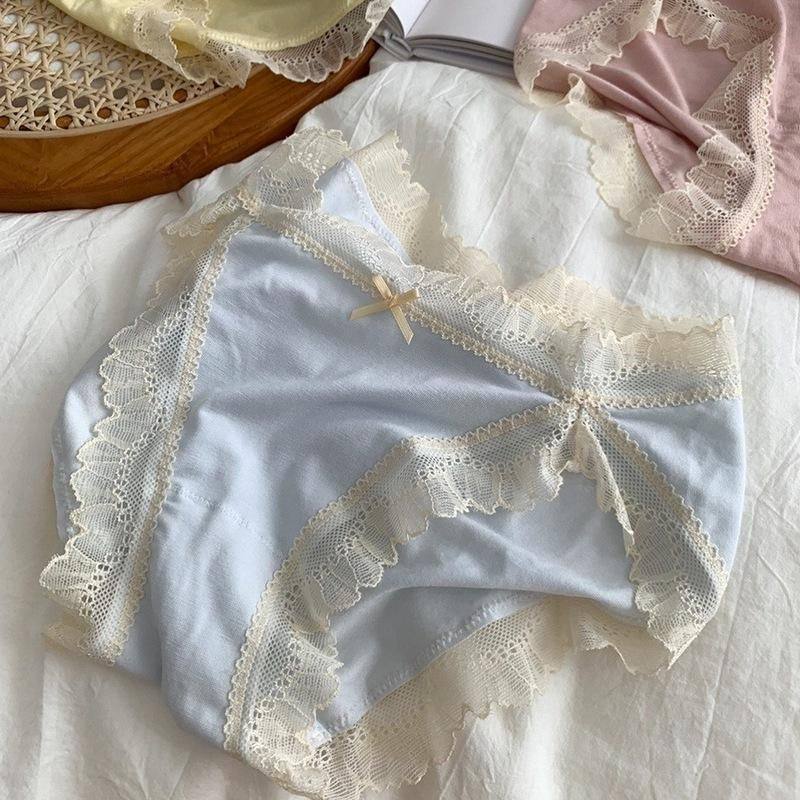 新品 新款低腰高开叉莫代尔内裤女蕾丝边少女纯棉裆柔软三角女士,女士内衣/男士内衣/家居服,女三角裤,淘宝优惠券,粉丝福利购,淘宝优惠卷