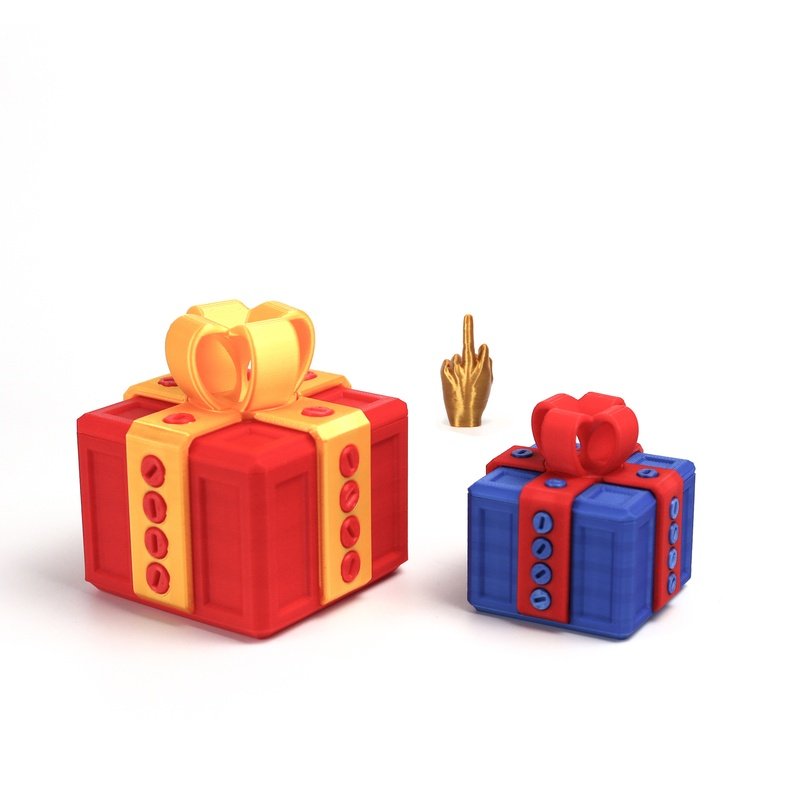 3d打印玩具AnnoyingGiftBox盒人礼物新款烦恼的,节庆用品/礼品,创意/设计玩具,淘宝优惠券,粉丝福利购,淘宝优惠卷