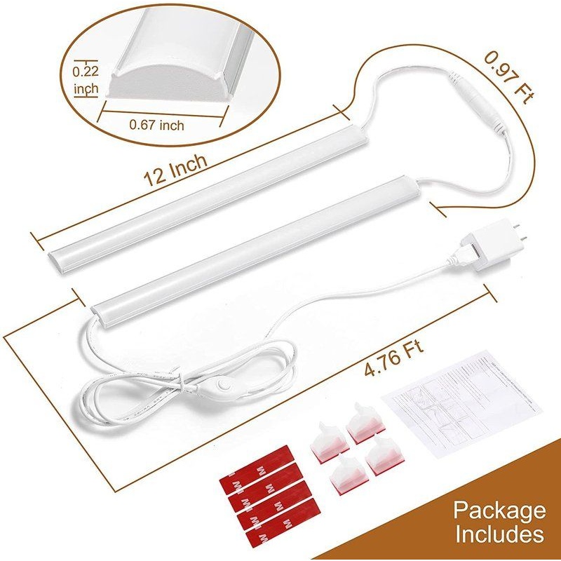 165VCOBUSBLED灯条橱柜带长条灯灯书柜线条灯壁灯灯调光无极