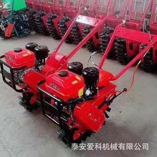 小红牛链轨微耕机多农具犁地机新款履带式翻地机松地机电动微耕机