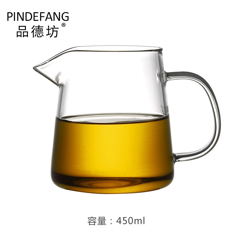 加厚透明彩把玻璃公道硅茶玲珑海杯分杯把玻璃杯茶道茶器公硼高彩,餐饮具,公道杯,淘宝优惠券,粉丝福利购,淘宝优惠卷