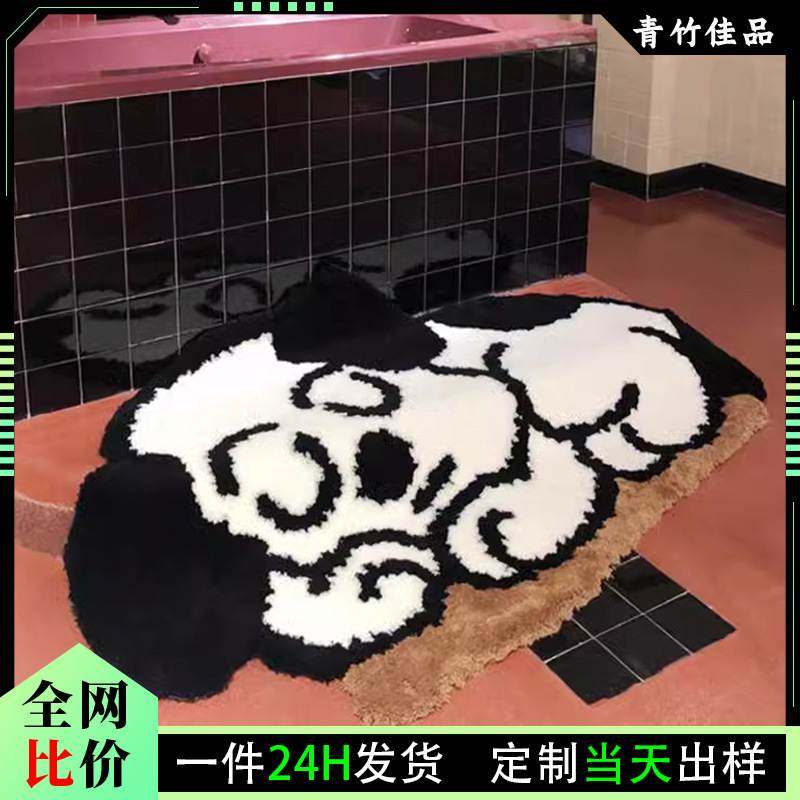 可爱狗狗毛绒卧室床边地毯地地毯防滑仿羊绒垫垫房间客厅地吸水,居家布艺,床边毯,淘宝优惠券,粉丝福利购,淘宝优惠卷