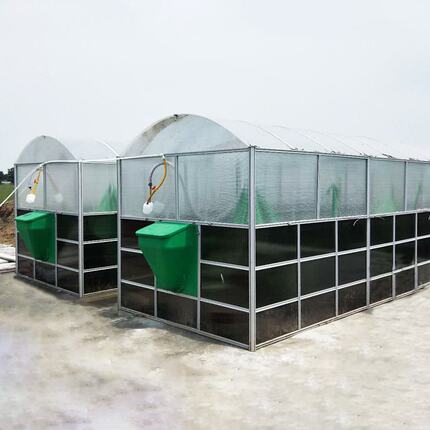 农用农村太阳能沼气池7,14,22-1000立方养殖场粪水处理设备沼气储