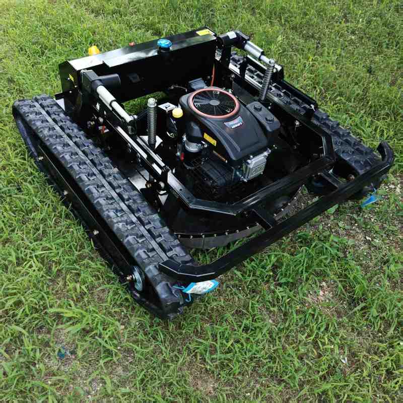 Export trade 黑武士遥控割草机 坡堤开荒除草机 22HP履带碎草机