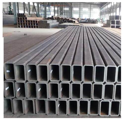 Q235B镀锌方矩管40*50*60*80扁通 黑矩管 黑方管 镀锌矩形管厂
