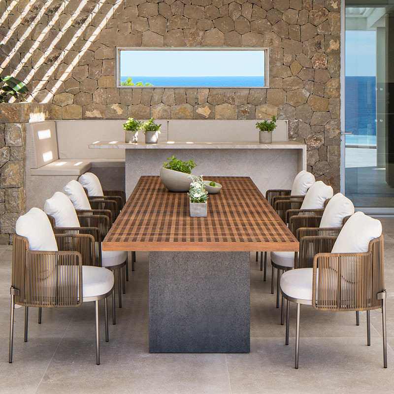 户外桌椅庭院别墅花园藤编不锈钢椅室外露天阳台防腐木阳光房家具,住宅家具,阳台椅,淘宝优惠券,粉丝福利购,淘宝优惠卷