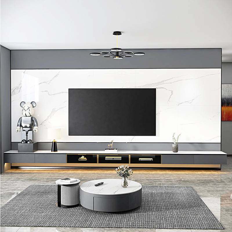 悬空岩板电视柜现代简约小户型客厅轻奢壁挂式窄茶几电视机柜组合,住宅家具,电视柜,淘宝优惠券,粉丝福利购,淘宝优惠卷