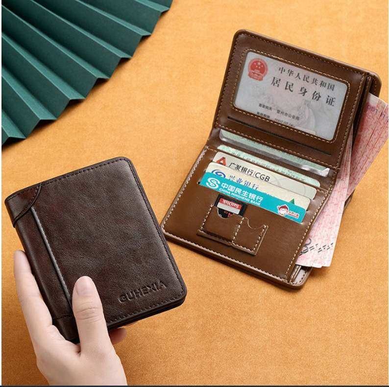 新品 新款男士短款二折钱包PU皮革钱夹复古商务休闲多功能卡套皮,箱包皮具/热销女包/男包,钱包,淘宝优惠券,粉丝福利购,淘宝优惠卷