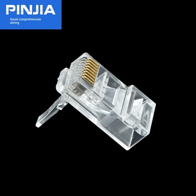 原装CZT意华 CAT6达标工程级六类水晶头镀金RJ45网络水晶头100/盒