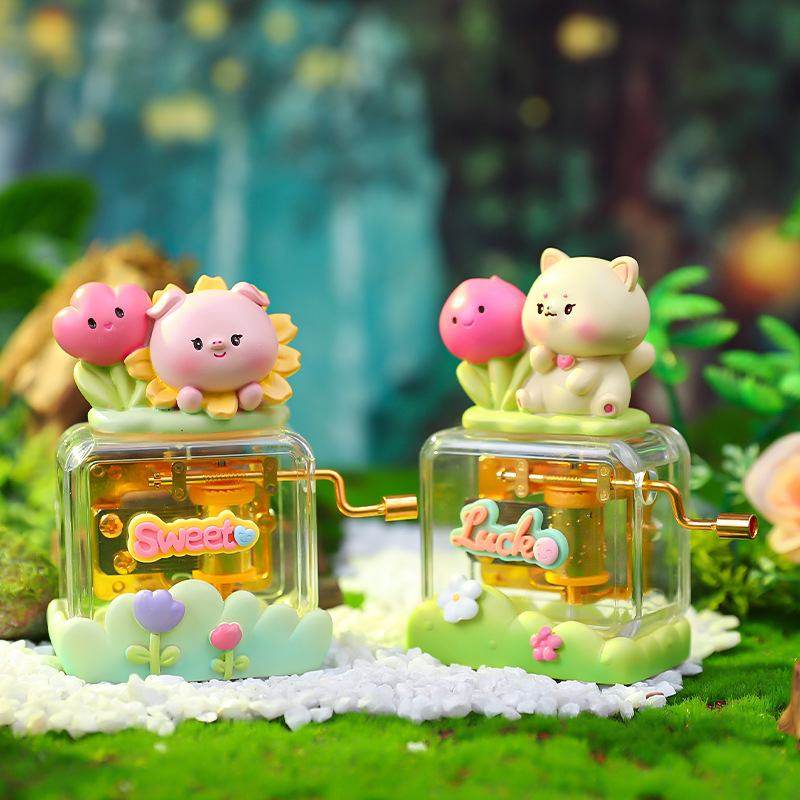 新品 可爱萌宠音乐会卡通兔熊带灯发光手摇音乐铃卧室氛围感夜灯,玩具/童车/益智/积木/模型,摇铃,淘宝优惠券,粉丝福利购,淘宝优惠卷