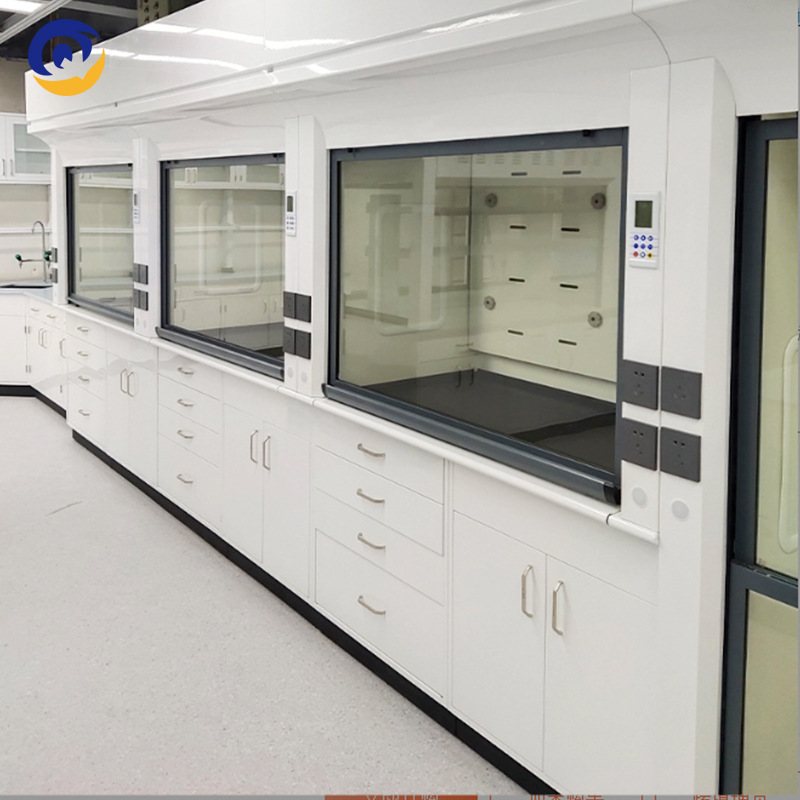 现货实验室全钢通风柜工作台化验室桌上型pp通风橱排风柜抽风柜