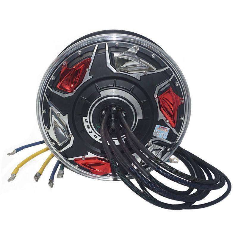 QSMOTOR全顺电机12寸9000W60H五代V5WP电机48-96V电摩电动车电机