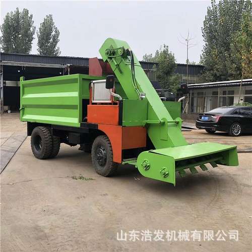 全自动牛棚收粪车25马力刮板式扫粪机清扫牧区粪便自卸式清粪设备