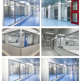 厂家直供净化玻璃观察窗实验室板双层洁净车间机制中空玻璃观察窗