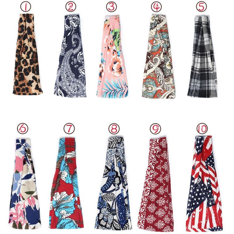 新款直销欧美假发女发带头套黑色中长直发假发 头巾发带头套