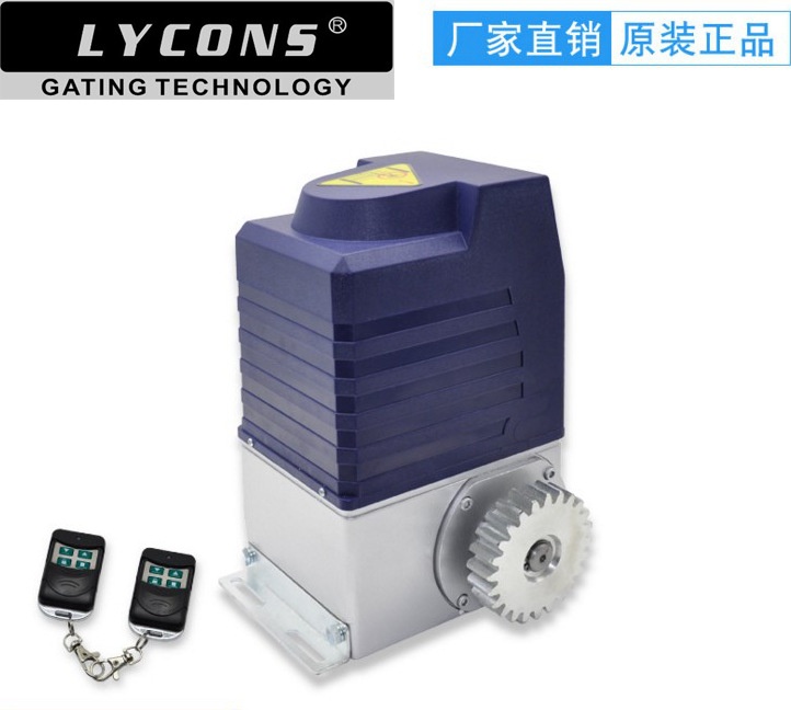 莱臣门控机电伸缩门莱臣斯滑动门电机遥控平移门自动门机家用智能