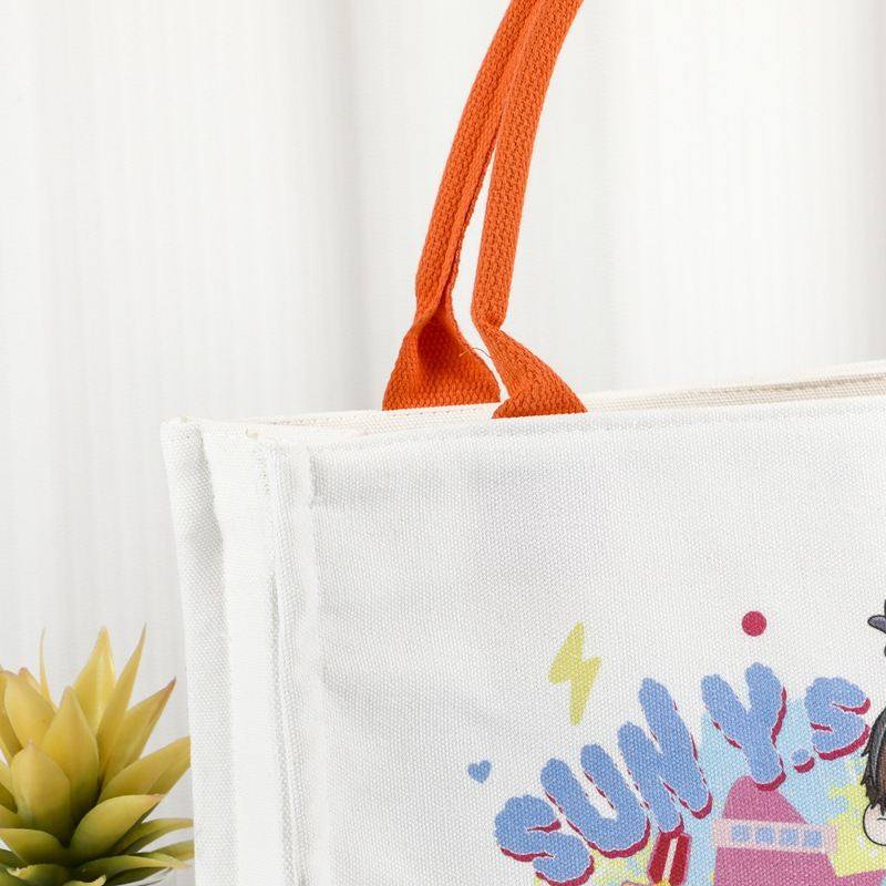 手提帆布袋定制印logo加厚购物袋培训定做空白学生布袋棉礼品