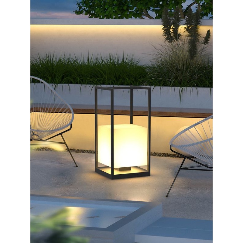 太阳能草坪灯户外防水中式庭院景观灯柱子围墙灯院子灯地灯手提灯