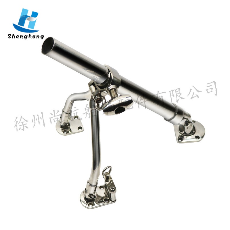 不锈钢鱼竿座 鱼竿支架 可调节鱼竿支架 船用五金配件