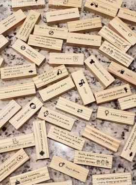 跨境爆款DrinkingGame-Tower饮酒48PSBlocks游戏Tumbling