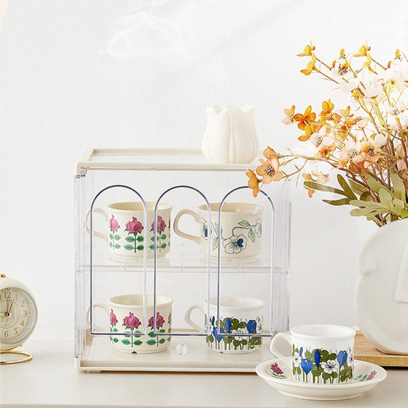 亚克力盒子杯子收纳置物架桌面透明茶杯玻璃杯咖啡架水杯收展示架,收纳整理,书桌收纳置物架,淘宝优惠券,粉丝福利购,淘宝优惠卷