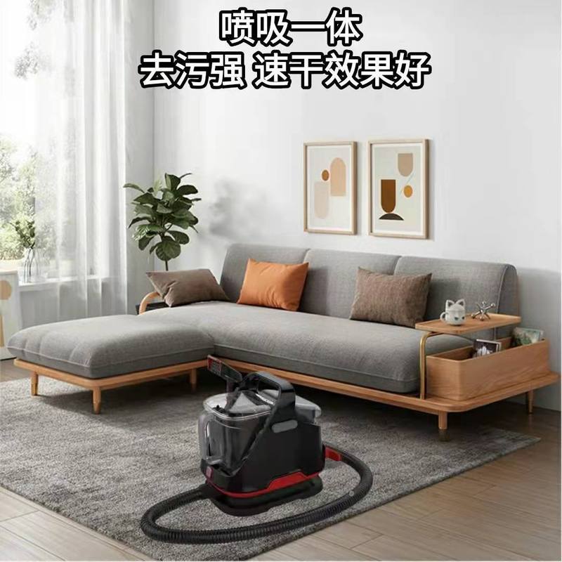 地毯清洗机经济型布艺地毯窗帘床垫清洁多功能喷抽吸清洗机机器人