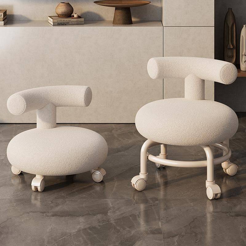 轻奢滑轮凳子万向轮矮凳家用神器懒人带小椅子学步凳凳美娃靠背缝,住宅家具,万向轮凳,淘宝优惠券,粉丝福利购,淘宝优惠卷