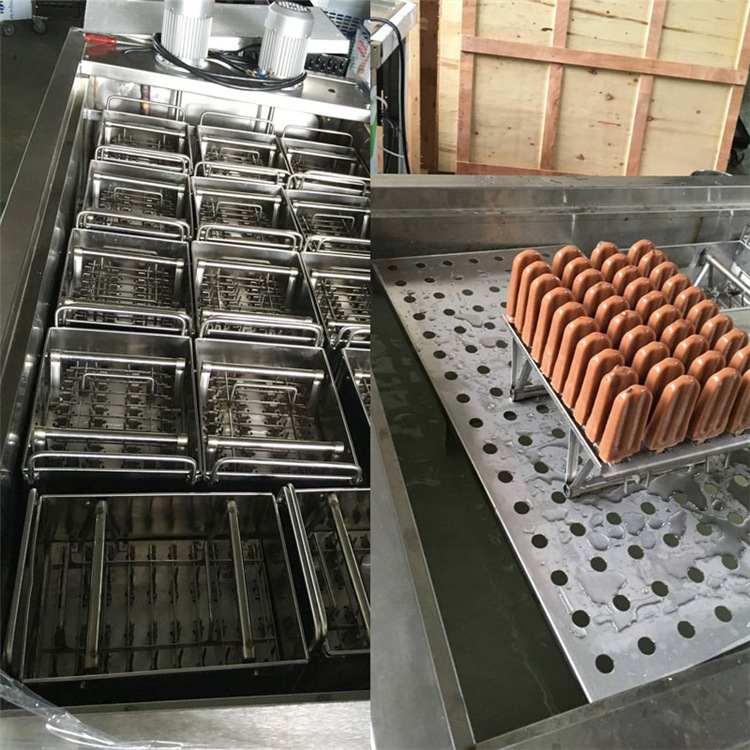 商用快速冰棒机制冷一体手工水果酸奶冰棍机 摆摊雪条机一天3万根