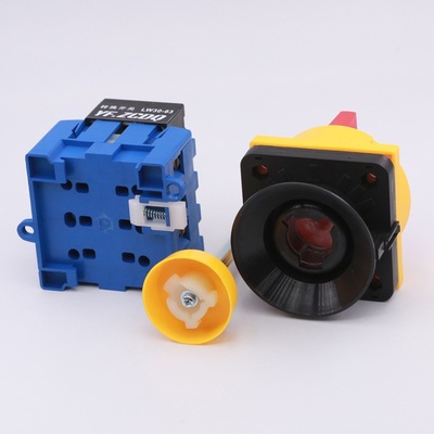 负载断路开关LW30-25/32A加长杆380V门开门转换柜4P断电互锁万能