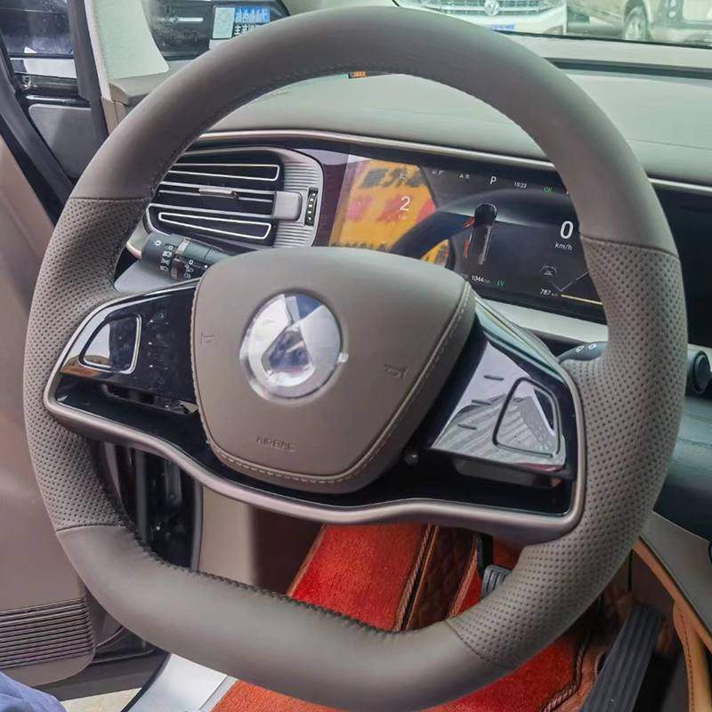 腾势D9方向盘套真皮手缝腾势d9把套全包专车专用四季汽车内饰改装,汽车用品/电子/清洗/改装,方向盘套,淘宝优惠券,粉丝福利购,淘宝优惠卷