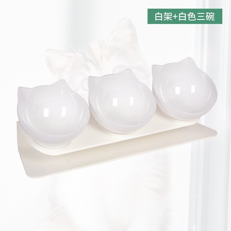 猫盆多猫家喂食热销猫大防跨境器三碗倾斜碗饮水口径护黑颈碗打翻,宠物/宠物食品及用品,宠物智能碗,淘宝优惠券,粉丝福利购,淘宝优惠卷