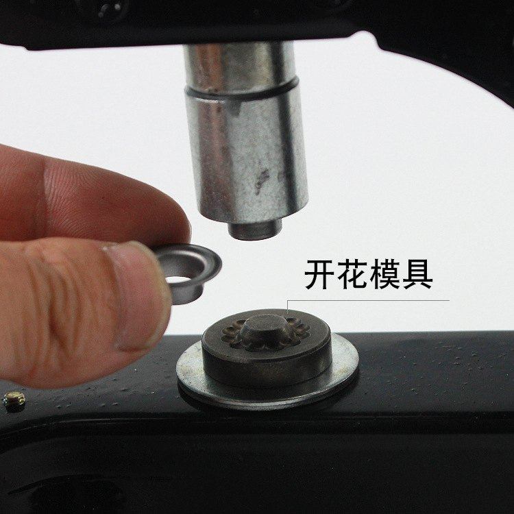 万向无环手动打扣扣眼布机喷绘X布板机工具展架写真KT蓬广告开花