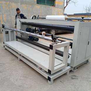 熔喷布分切复卷机 玻璃纸铝箔皮革切边机 无纺布自动收卷分条机