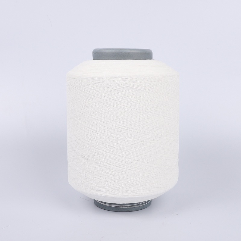 黑白色弹力缝纫机线 批发弹丝纺织纱线锦纶色纱打底裤包覆纱线