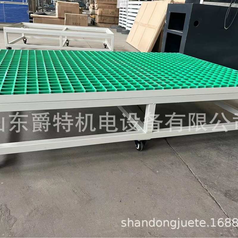 爵特机床脚踏板防滑玻璃钢格栅CNC数控机床脚垫接油盘车间站板台图片