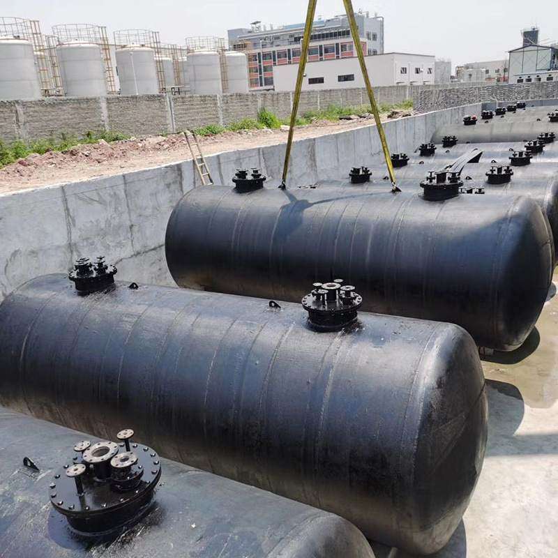 不锈钢储罐化工储存罐卧式埋地化粪池罐5立方储水储油罐子定制