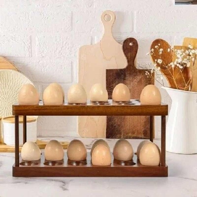 Egg Storage For Countertop 2 Tier Egg Storage Rack Large