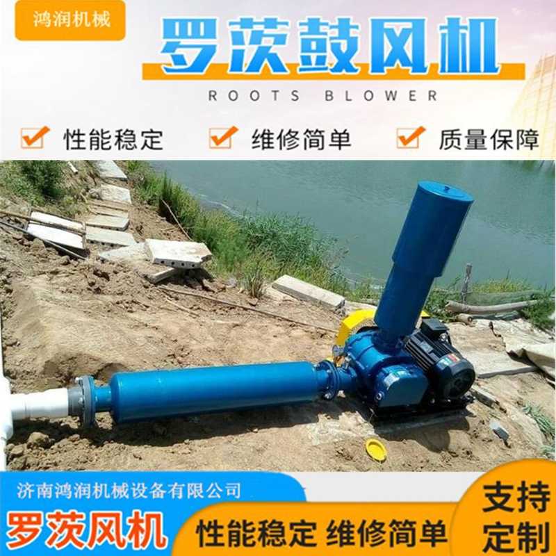 曝气增氧机低噪音三叶罗茨鼓风机维修简单负压风机静音大风量