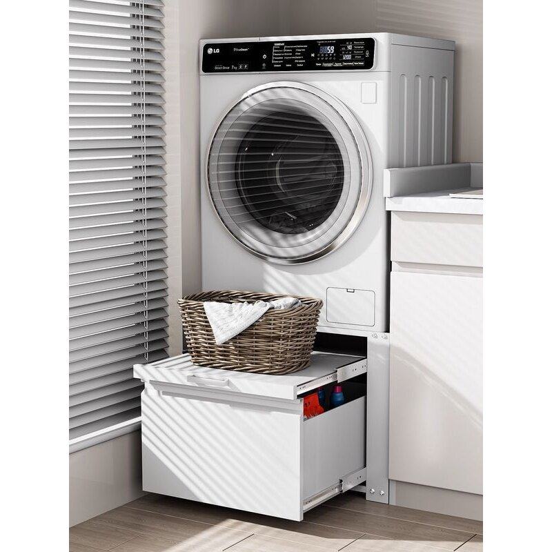 ?洗衣机抬高一体柜底座架通用架子增高储物底柜置物架波轮滚筒冰,收纳整理,洗衣机底座,淘宝优惠券,粉丝福利购,淘宝优惠卷