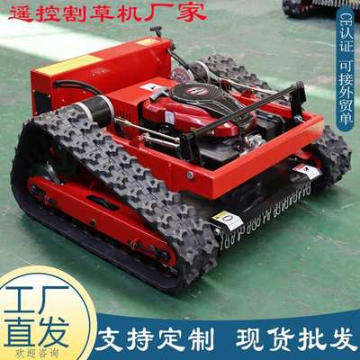 出口德国履带式割草机 Remote controlled crawler mower除草剪草