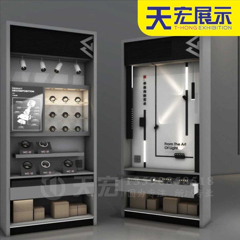 照明led磁吸灯展示柜 直销门市展厅多功能商照筒射灯烤漆灯具展柜