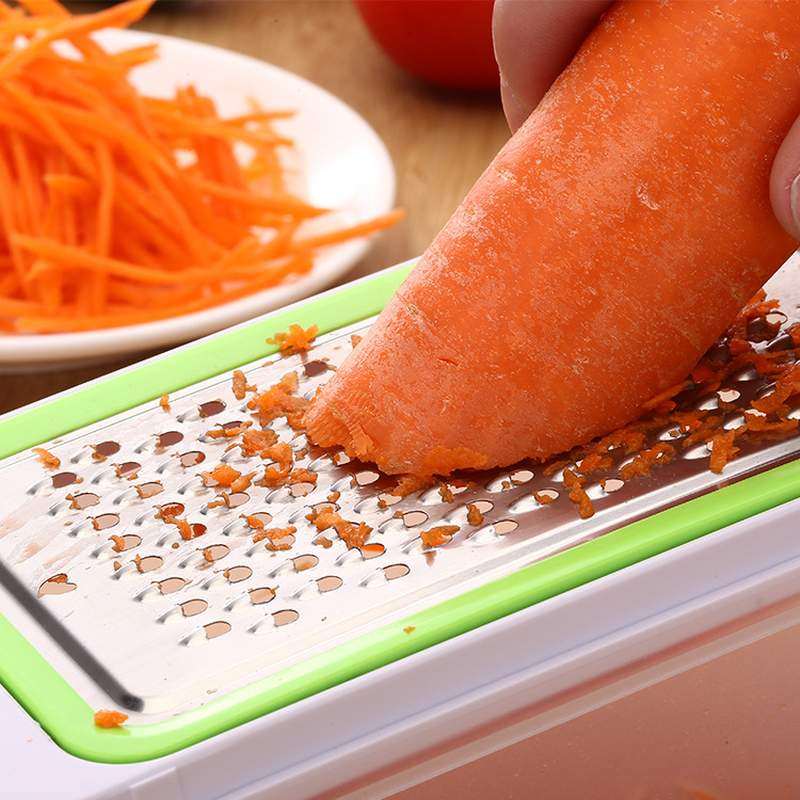 多功能手动不锈钢刨丝器切菜土豆器家用切菜机厨房切片创意瓜果
