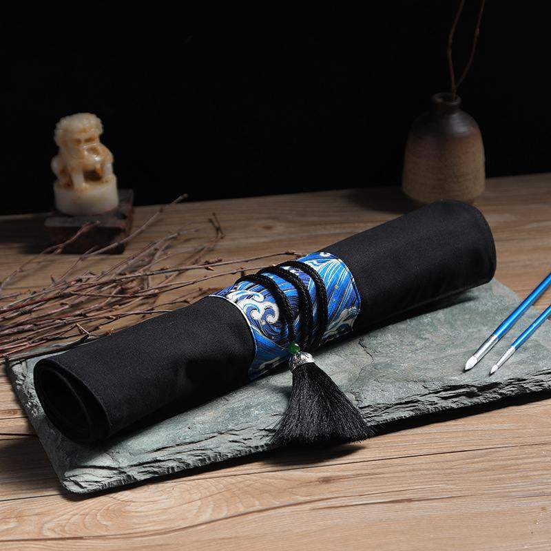 布艺手工帆布画笔袋画笔袋美术水粉笔专用收纳插包材批发绘画,文具电教/文化用品/商务用品,画袋,淘宝优惠券,粉丝福利购,淘宝优惠卷