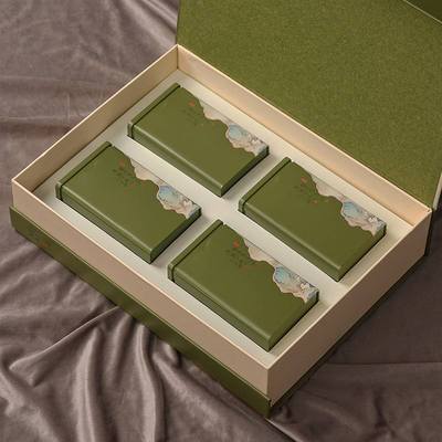 2025新款日照绿茶礼盒装空盒包装盒碧螺春毛尖绿茶装崂山半斤茶叶