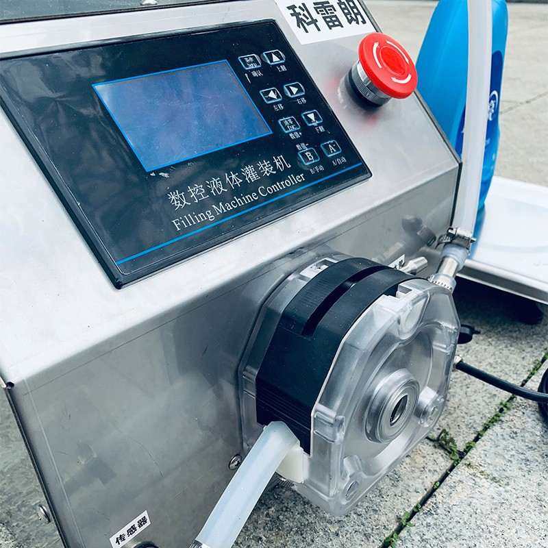 液体不通过泵耐强酸碱蠕动泵胶水化工溶剂耐腐蚀半自动定量罐装机