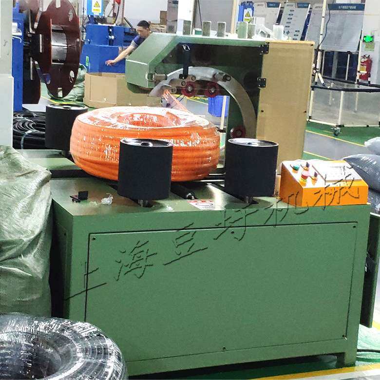 自动电线缠绕机电缆包装机卧式立式胶管缠绕打包机 厂家包邮