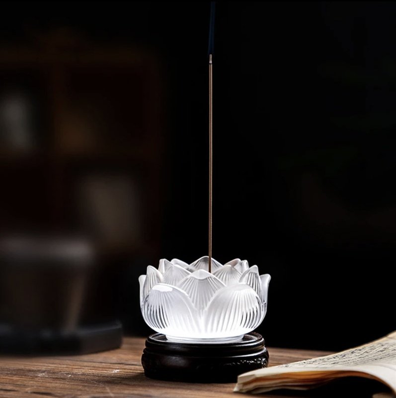 九孔莲花香插水琉璃线摆件香香香香香炉香薰琉璃托家用点器檀香座,家居饰品,香托/香盘/香座/香插,淘宝优惠券,粉丝福利购,淘宝优惠卷