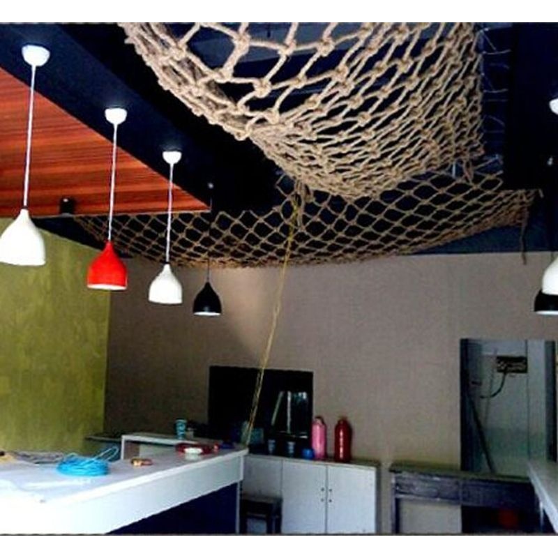 装饰麻绳网 攀爬网 吊顶麻绳 麻绳编织网 屏风麻绳